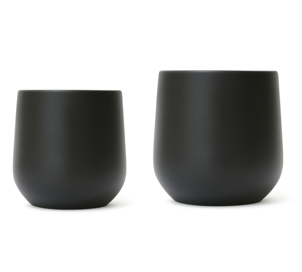 Planters- Duffle Pot small - black